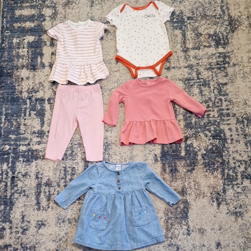 Baby Girl Clothing Bundle Size 6-12 Months